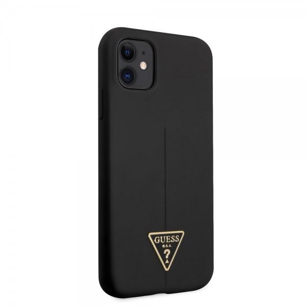 Guess iPhone 11 Cover Metal Triangle Sort