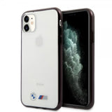 BMW iPhone 11 Cover Metallic Sort Transparent
