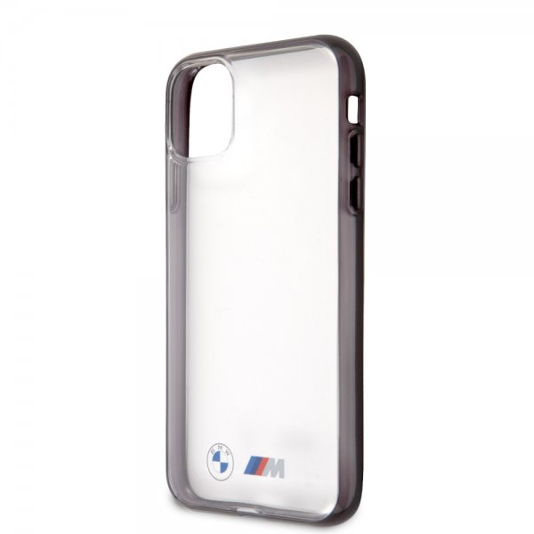 BMW iPhone 11 Cover Metallic Sort Transparent
