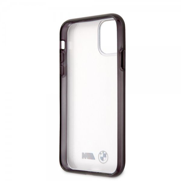 BMW iPhone 11 Cover Metallic Sort Transparent