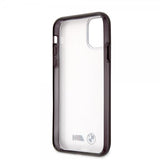 BMW iPhone 11 Cover Metallic Sort Transparent
