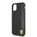 Ferrari iPhone 11 Cover On Track Carbon Stripe Sort