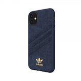 Adidas iPhone 11 Cover OR Moulded Case Ultrasuede FW19 Collegiate Royal