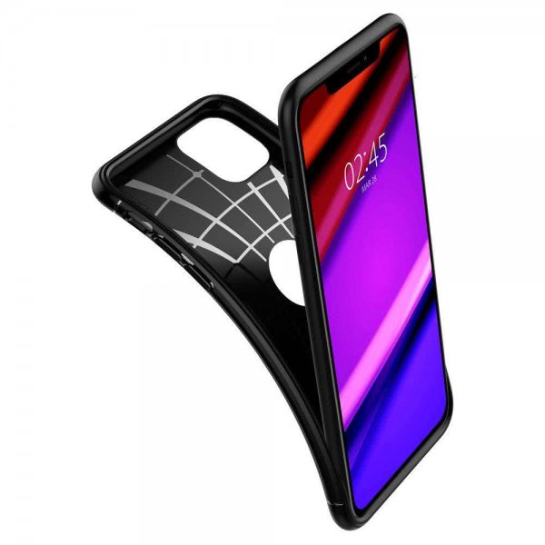 Spigen iPhone 11 Cover Rugged Armor Mat Sort