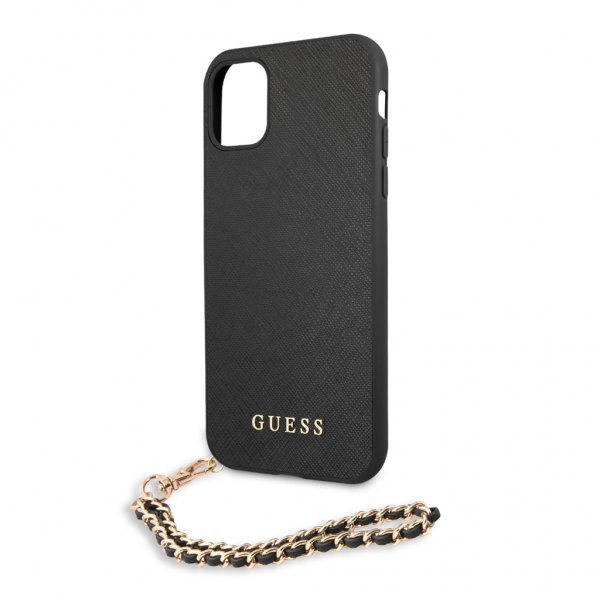 Guess iPhone 11 Cover Saffiano Chain Sort