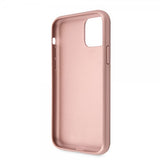 Guess iPhone 11 Cover Saffiano Rosaguld