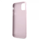 Guess iPhone 11 Cover Saffiano Metal Logo Lilla