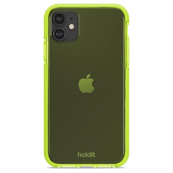 holdit iPhone 11 Cover Seethru Acid Green