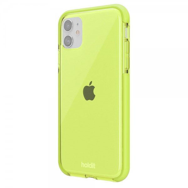 holdit iPhone 11 Cover Seethru Acid Green