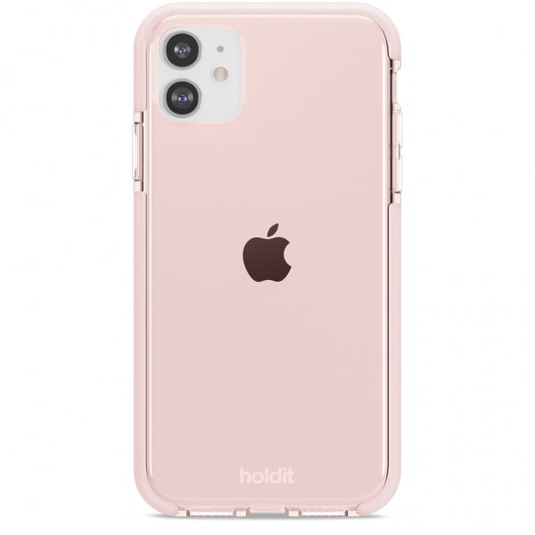 holdit iPhone 11 Cover Seethru Blush Pink