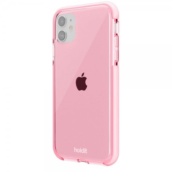 holdit iPhone 11 Cover Seethru Bright Pink