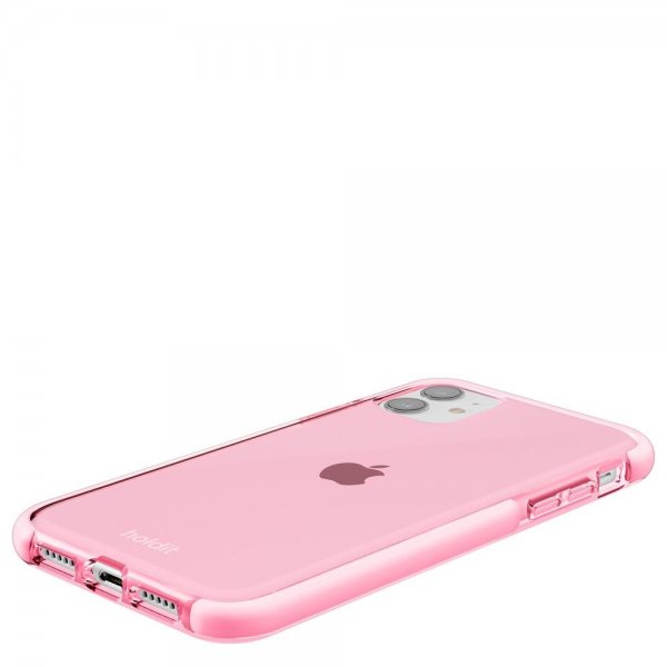 holdit iPhone 11 Cover Seethru Bright Pink