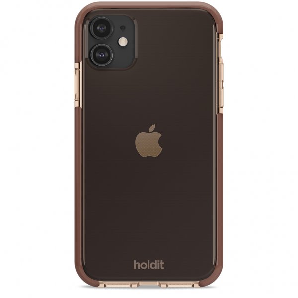 holdit iPhone 11 Cover Seethru Dark Brown