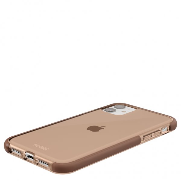 holdit iPhone 11 Cover Seethru Dark Brown