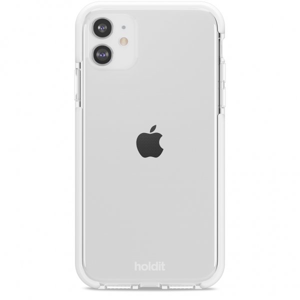 holdit iPhone 11 Cover Seethru Hvid