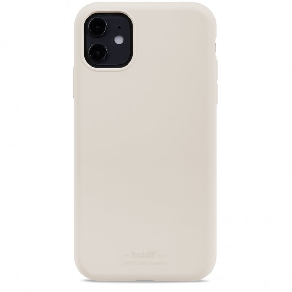 holdit iPhone 11 Cover Silikone Light Beige