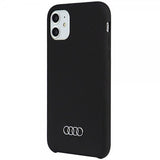 Audi iPhone 11 Cover Silikone Sort