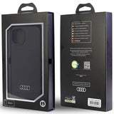 Audi iPhone 11 Cover Silikone Sort