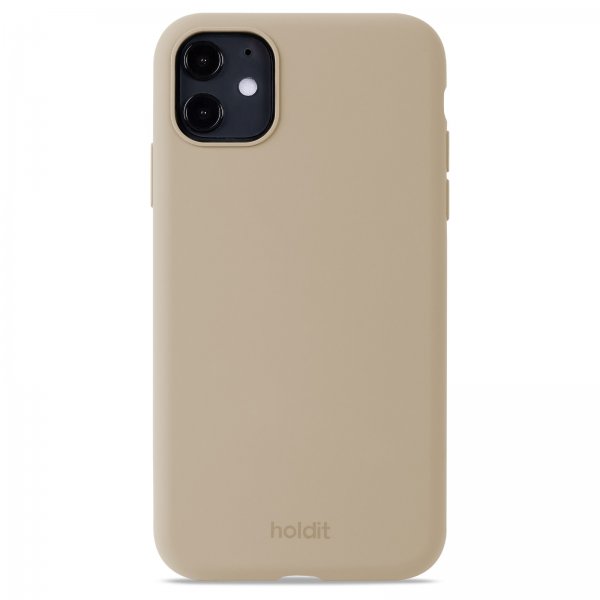 holdit iPhone 11 Cover Silikone Latte Beige