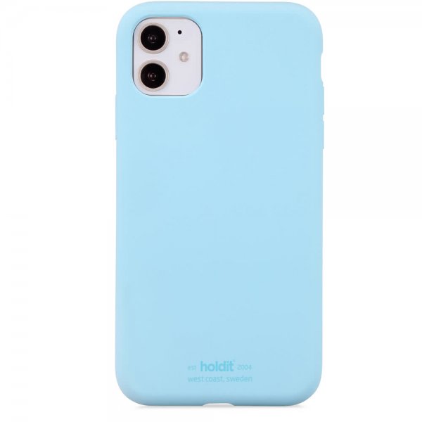 holdit iPhone 11 Cover Silikone Lyseblå