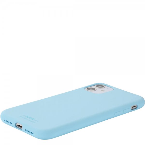 holdit iPhone 11 Cover Silikone Lyseblå