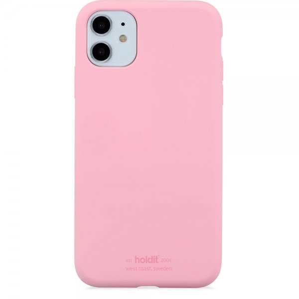 holdit iPhone 11 Silikonecover Rosa