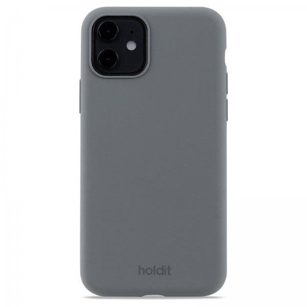 holdit iPhone 11 Silikonecover Space Gray