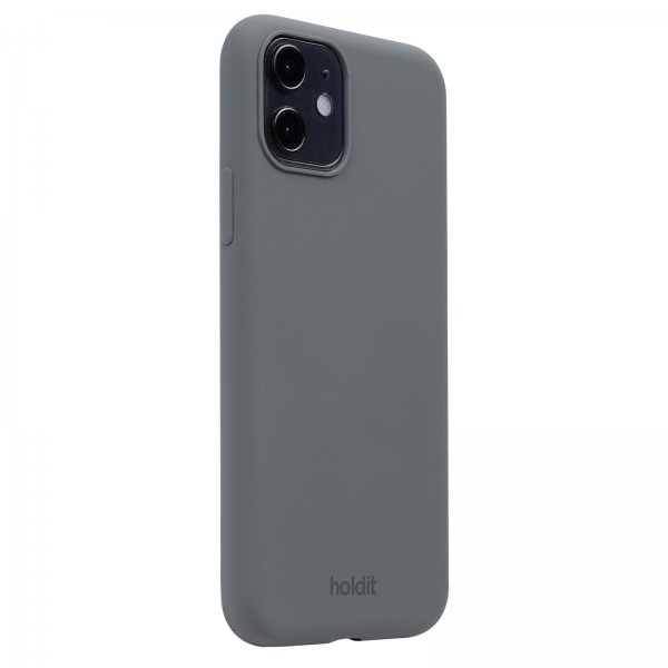 holdit iPhone 11 Silikonecover Space Gray