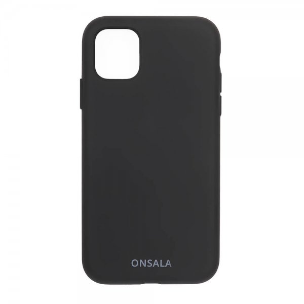 Onsala iPhone 11 Cover Silikone Sort