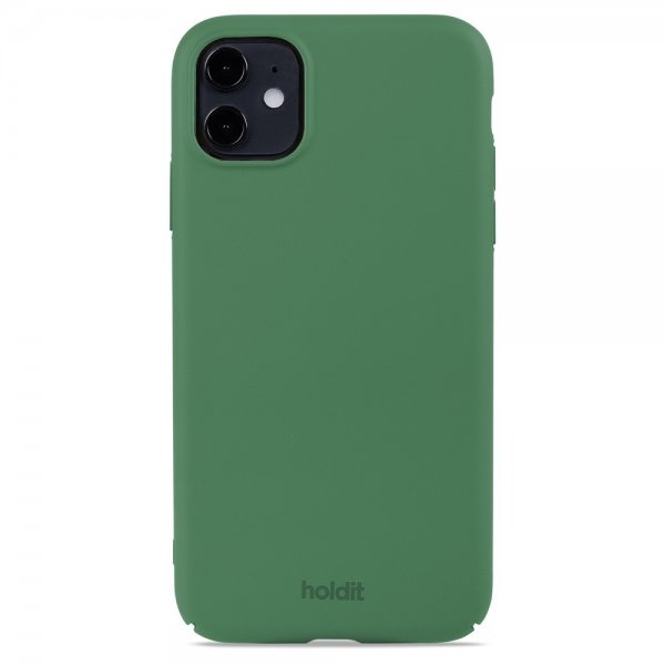 holdit iPhone 11 Cover Slim Case Forest Green