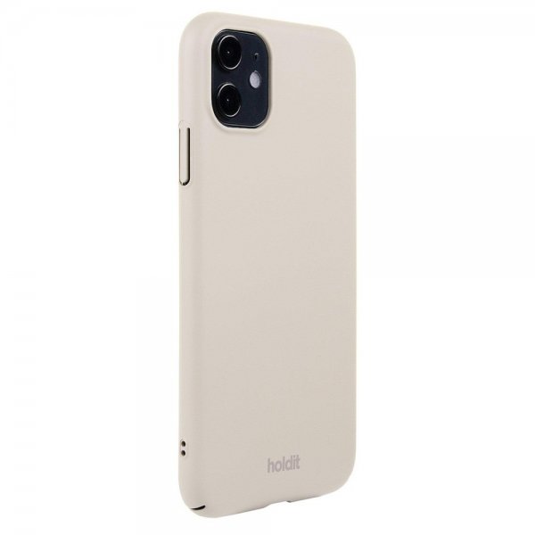 holdit iPhone 11 Cover Slim Case Light Beige