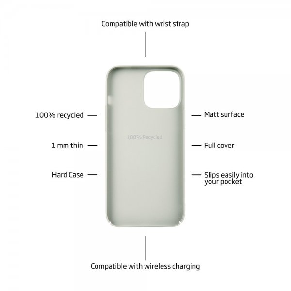 holdit iPhone 11 Cover Slim Case Light Beige