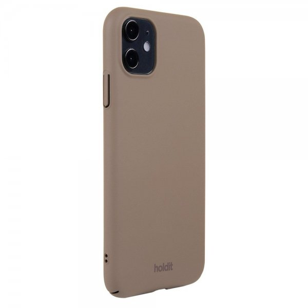 holdit iPhone 11 Cover Slim Case Mocha Brown