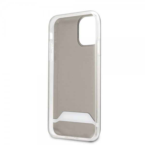 AMG iPhone 11 Cover Stripes Horizontal Transparent Sort