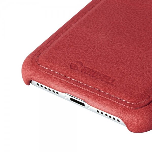 Krusell iPhone 11 Cover Sunne CardCover Vintage Red