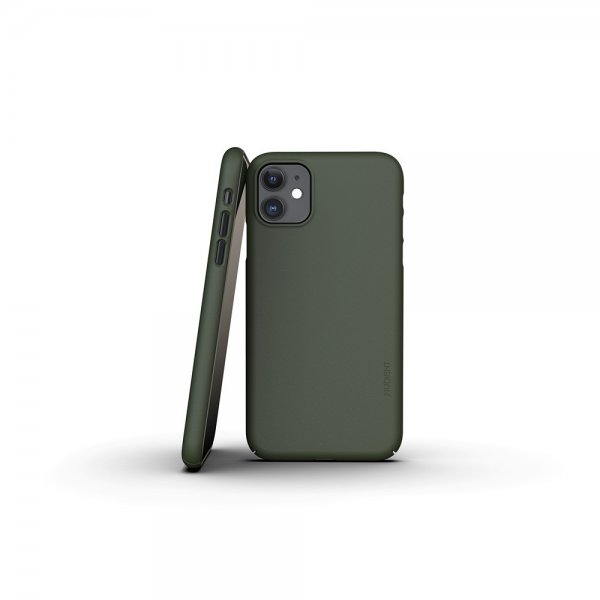 Nudient iPhone 11 Cover Thin Case V3 Pine Green