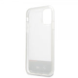 BMW iPhone 11 Cover Tricolor Stripe Transparent
