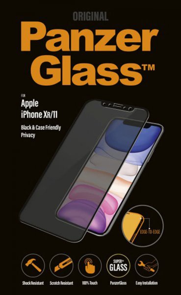 PanzerGlass iPhone Xr/11 Skærmbeskyttelse CaseFriendly Privacy