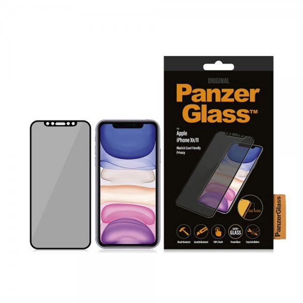 PanzerGlass iPhone Xr/11 Skærmbeskyttelse CaseFriendly Privacy