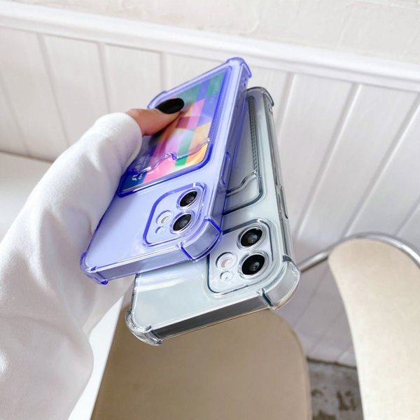 iPhone 11 Cover Kortholder Stødsikker Grå