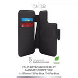 Puro iPhone 12/13/14/15 Pro Max/iPhone 14/15 Plus Etui MagSafe Folio Sort