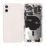 iPhone 12 Bagside med Komplet Ramme OEM - Hvid