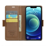 CaseMe iPhone 12/iPhone 12 Pro Etui 023 Series Brun