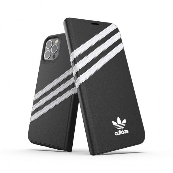Adidas iPhone 12/iPhone 12 Pro Etui Booklet Case Sort