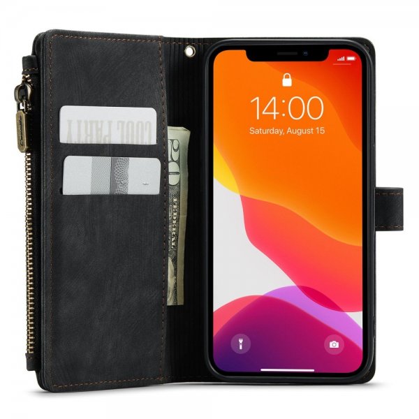 CaseMe iPhone 12/iPhone 12 Pro Etui C30 Series Sort