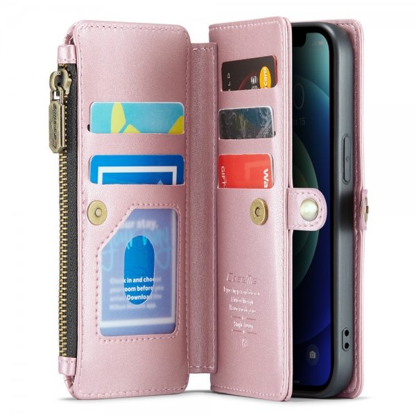 CaseMe iPhone 12/iPhone 12 Pro Etui C36 Serie Rosa