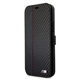 BMW iPhone 12/iPhone 12 Pro Etui Dynamisk Carbon Sort