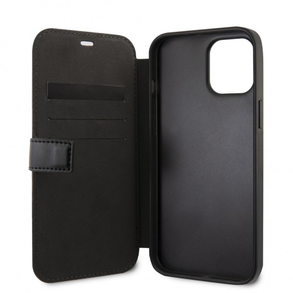 BMW iPhone 12/iPhone 12 Pro Etui Dynamisk Carbon Sort