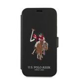 U.S. Polo iPhone 12/iPhone 12 Pro Etui Embroidery Sort