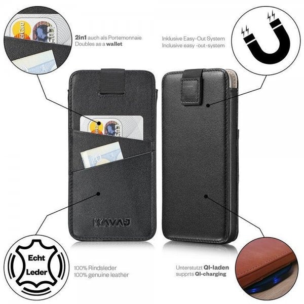 KAVAJ iPhone 12/iPhone 12 Pro Etui Miami Sort